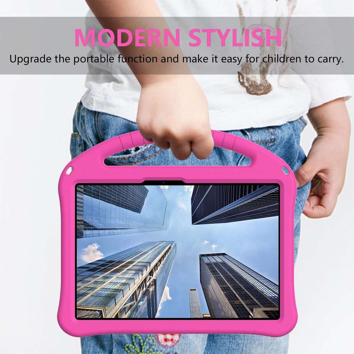 For Huawei MatePad 11.5 / 11.5 S EVA Shockproof Tablet Case with Holder(RoseRed)