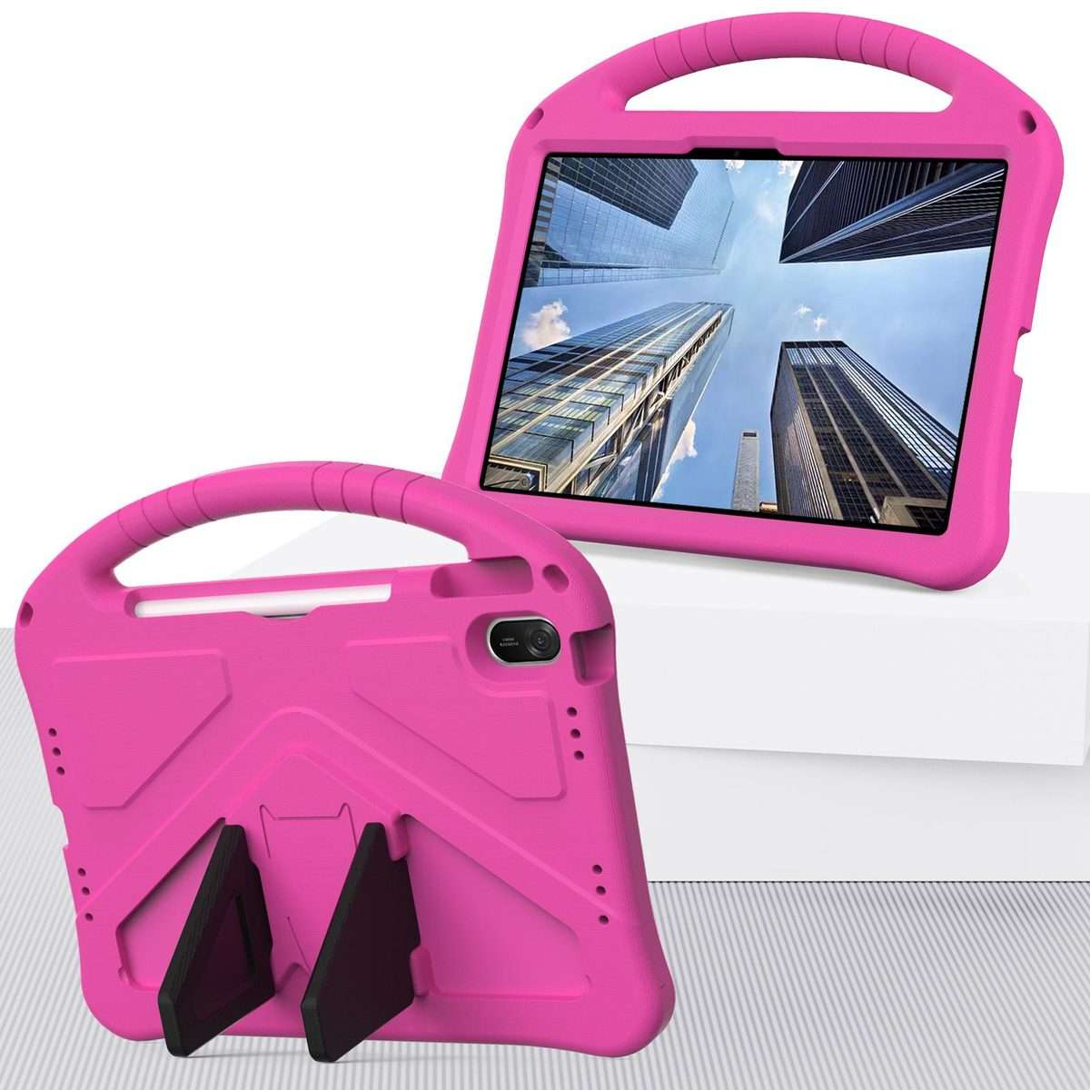 For Huawei MatePad 11.5 / 11.5 S EVA Shockproof Tablet Case with Holder(RoseRed)