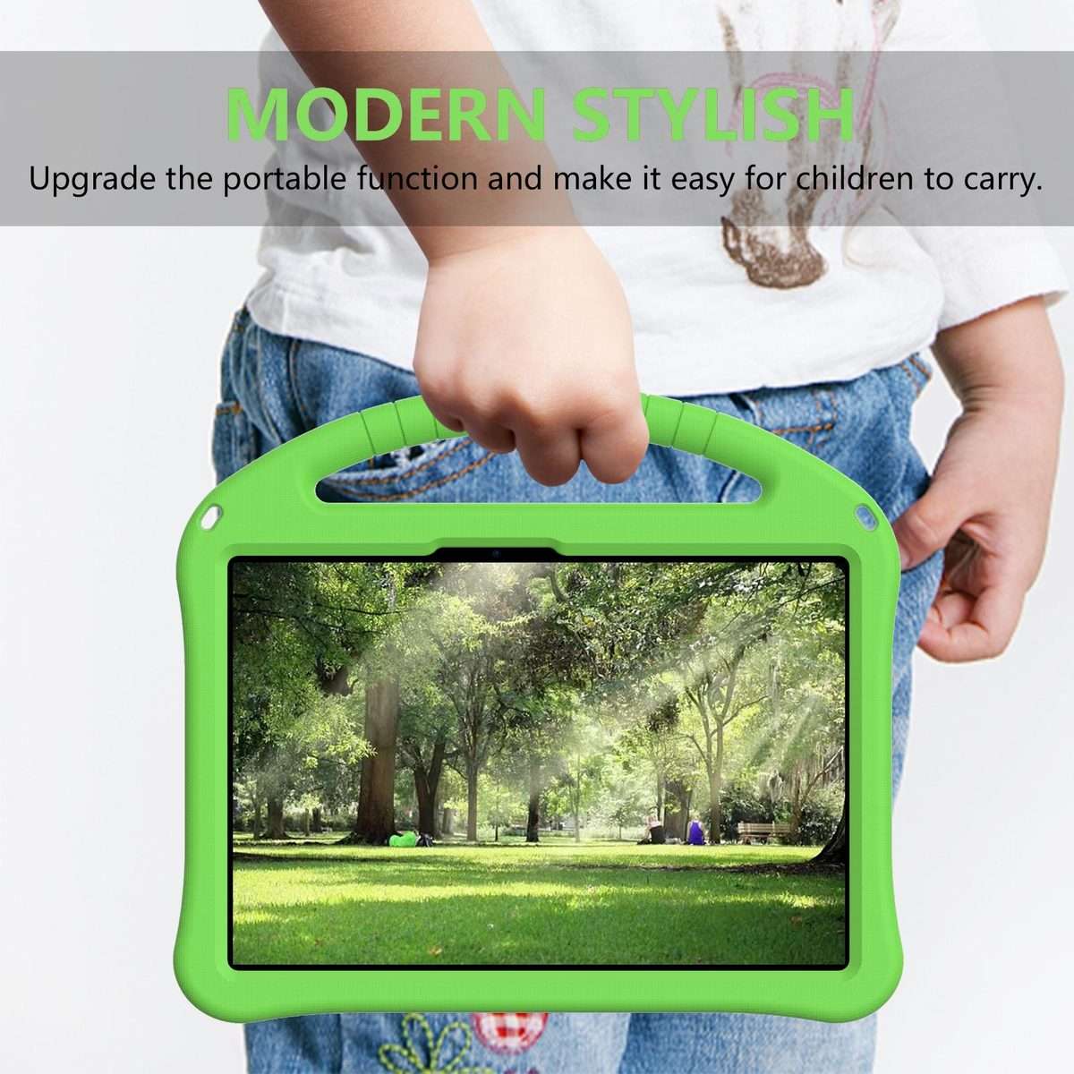 For Huawei MatePad 11.5 / 11.5 S EVA Shockproof Tablet Case with Holder(Green)