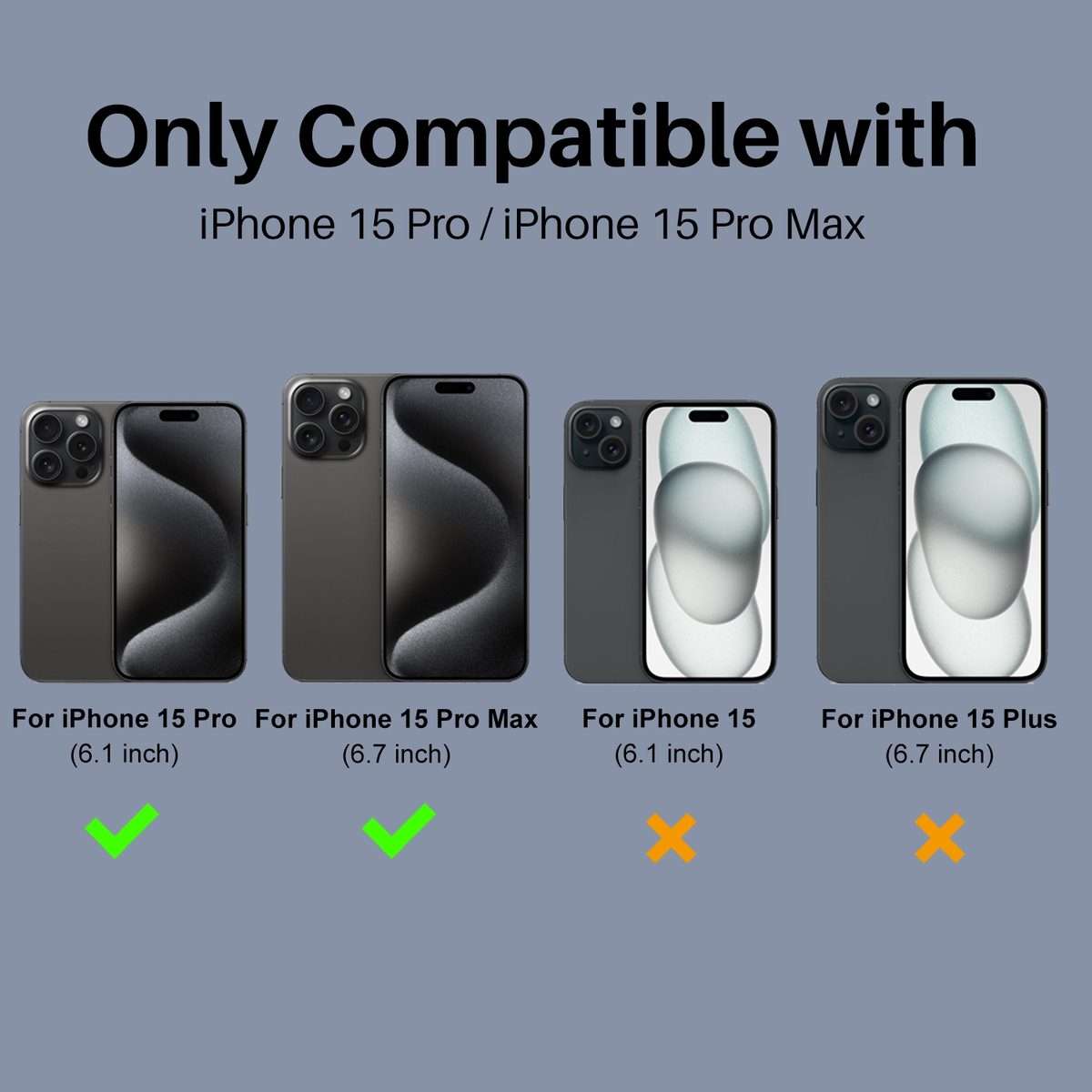For iPhone 15 Pro / 15 Pro Max NORTHJO Camera Lens Protector 3D HD Tempered Glass Film(Clear)