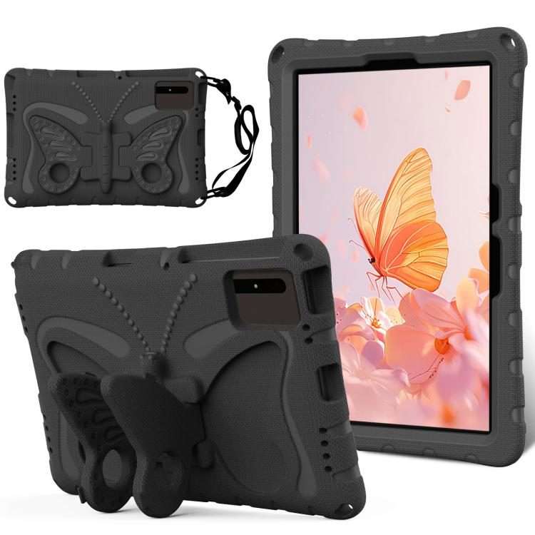 For Xiaomi Redmi Pad 2 /SE 11 2025 Butterfly Bracket EVA Shockproof Tablet Case(Black)