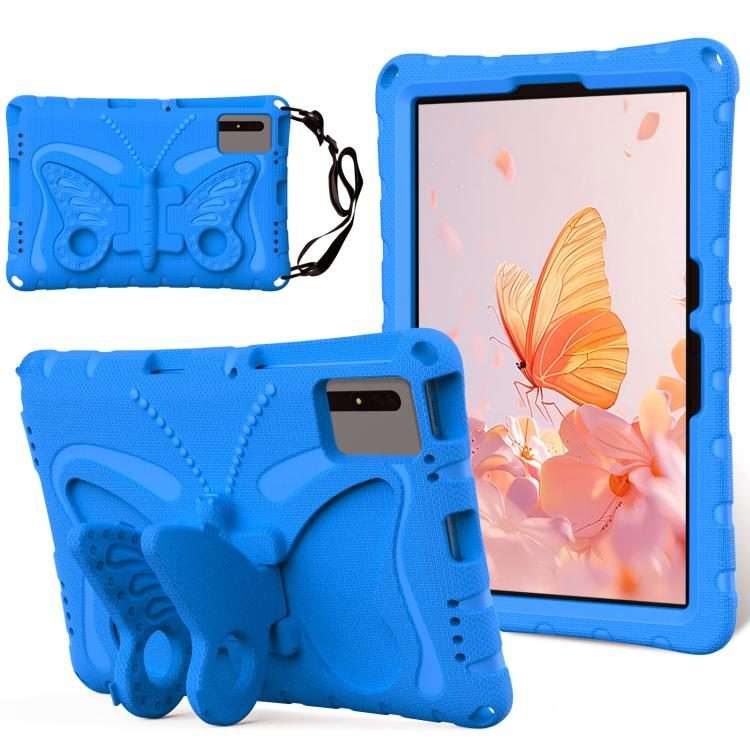 For Xiaomi Redmi Pad 2 /SE 11 2025 Butterfly Bracket EVA Shockproof Tablet Case(Blue)