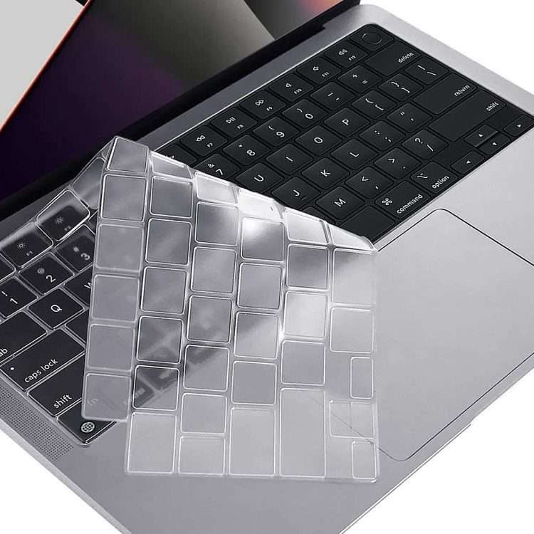 For MacBook Pro 14.2 / 16.2 / Air 13.6 / 15.3 ENKAY EU Version Soft TPU Keyboard Protector Film