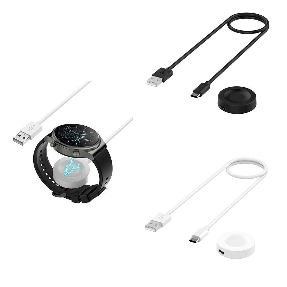 For Huawei Watch GT5 Pro 46mm USB Interface Split Type Smart Watch Charging Cable, Len ... (White)