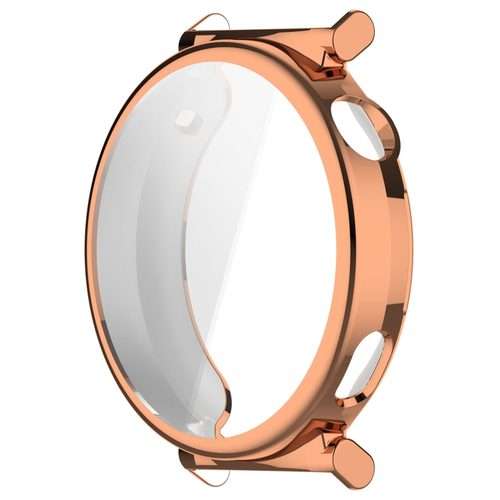 For Huawei Watch GT5 Pro 42mm Electroplated TPU Full Coverage Watch Protective Case(Rose Gold)