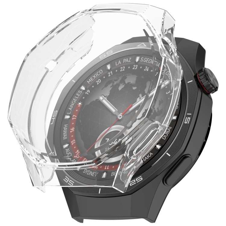 For Huawei Watch GT 5 Pro 46mm Electroplated TPU Full Coverage Watch Prote ... (Transparent Color)