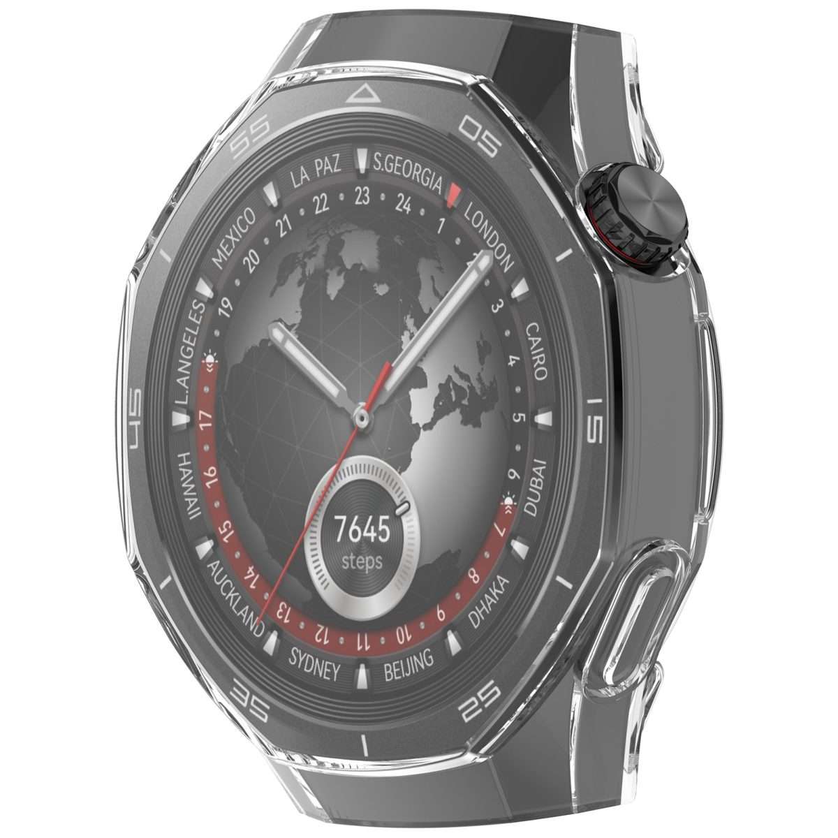 For Huawei Watch GT 5 Pro 46mm Electroplated TPU Full Coverage Watch Prote ... (Transparent Color)