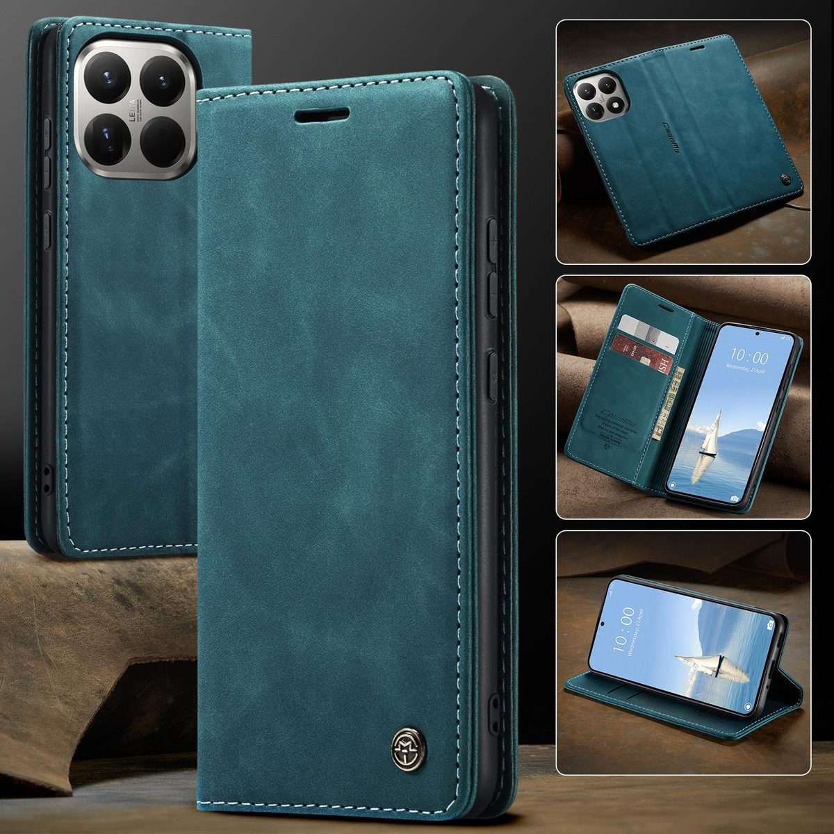 For Xiaomi 15T Pro CaseMe 013 Multifunctional Horizontal Flip Leather Phone Case(Blue)