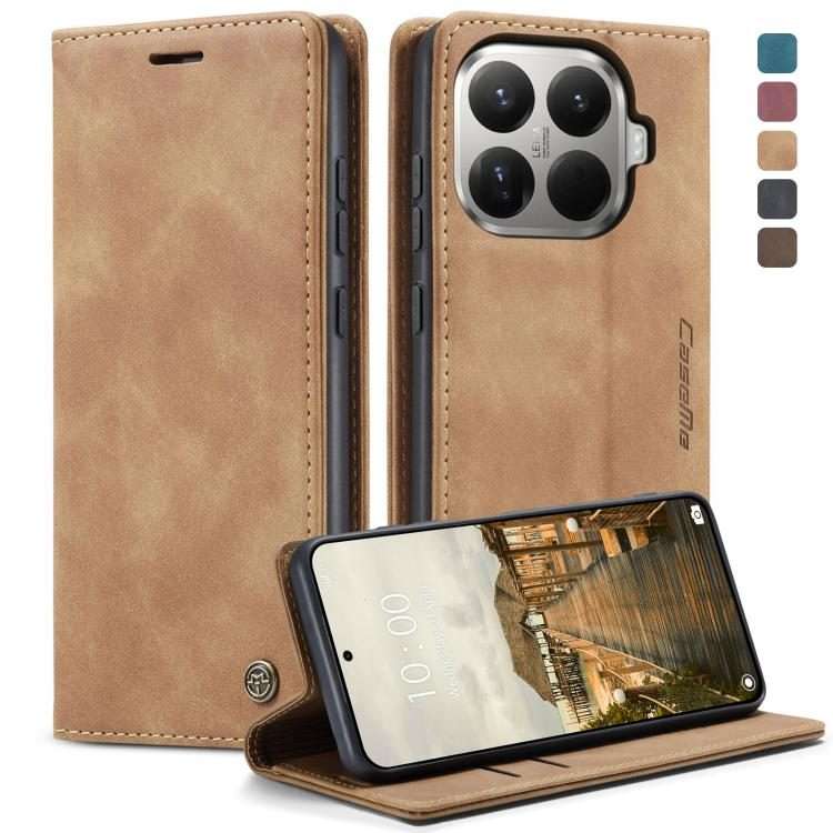 For Xiaomi 15T Pro CaseMe 013 Multifunctional Horizontal Flip Leather Phone Case(Brown)