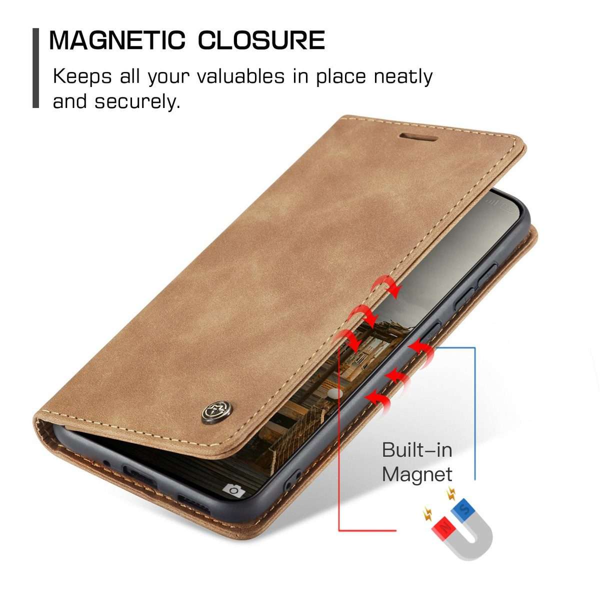 For Xiaomi 15T Pro CaseMe 013 Multifunctional Horizontal Flip Leather Phone Case(Brown)