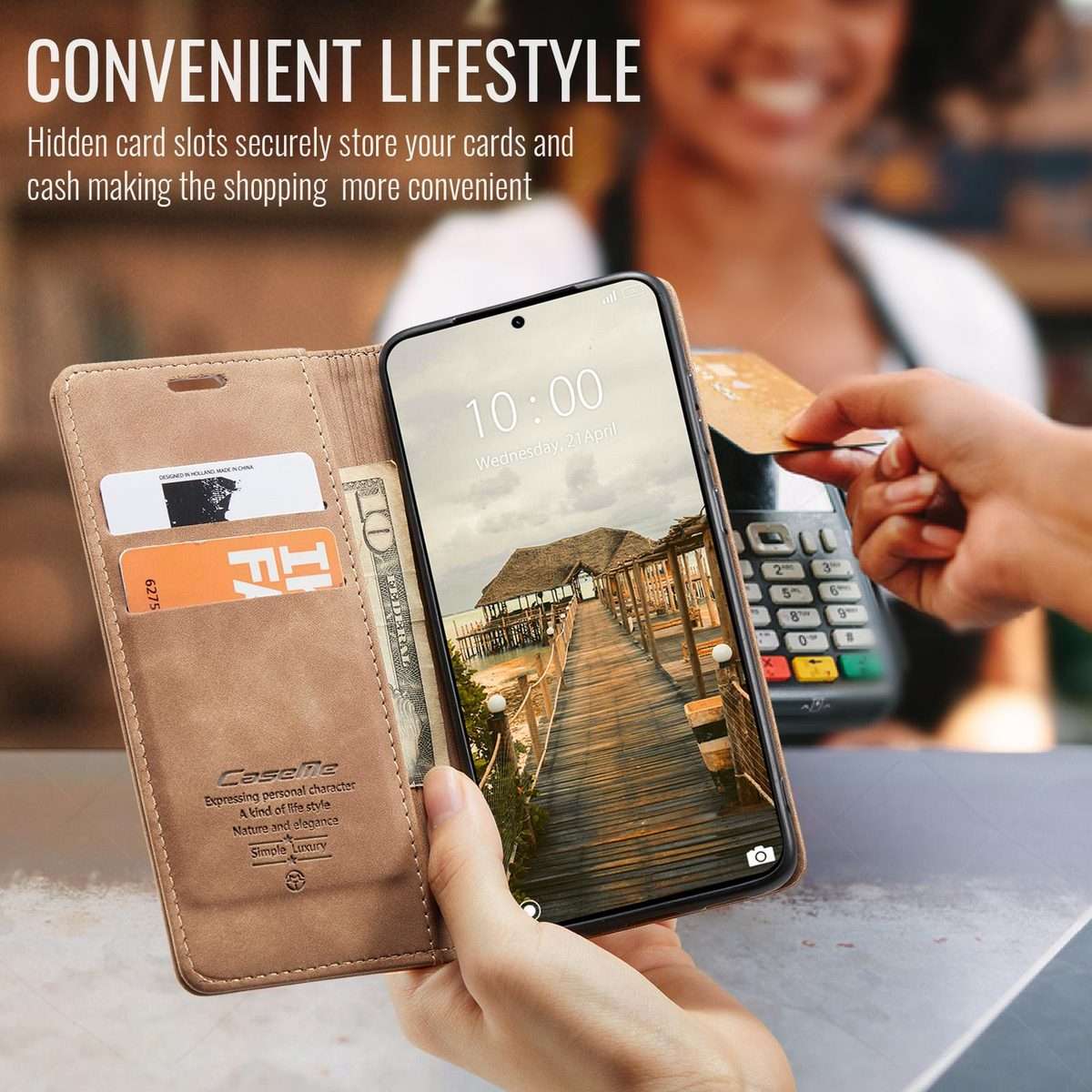 For Xiaomi 15T Pro CaseMe 013 Multifunctional Horizontal Flip Leather Phone Case(Brown)