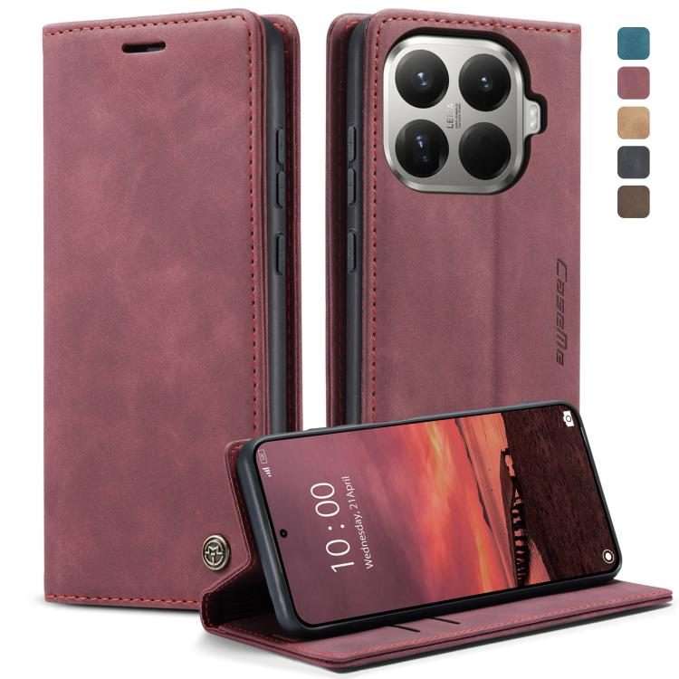 For Xiaomi 15T Pro CaseMe 013 Multifunctional Horizontal Flip Leather Phone Case(Red)