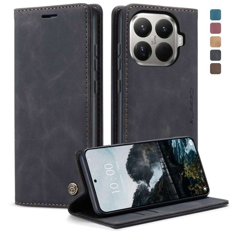 For Xiaomi 15T Pro CaseMe 013 Multifunctional Horizontal Flip Leather Phone Case(Black)