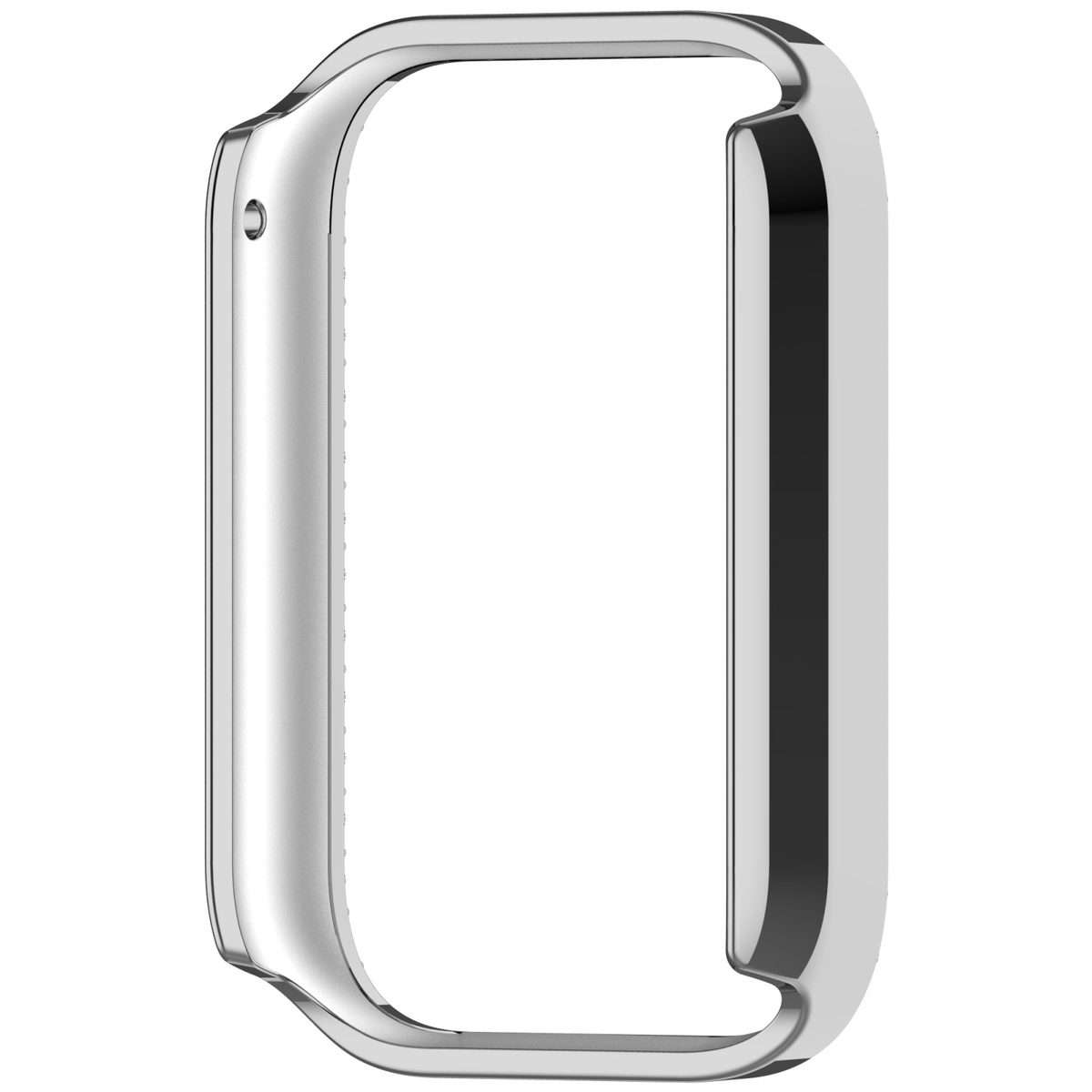 For Xiaomi Smart Band 9 Pro Diamond PC Half Coverage Watch Protective Case(Silver)