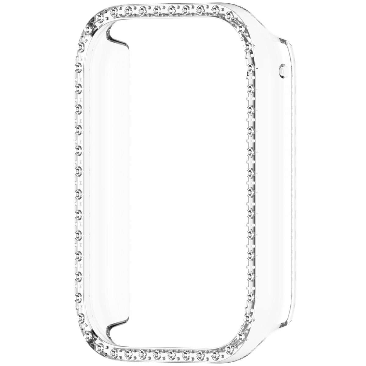 For Xiaomi Smart Band 9 Pro Diamond PC Half Coverage Watch Protective Case(Transparent)