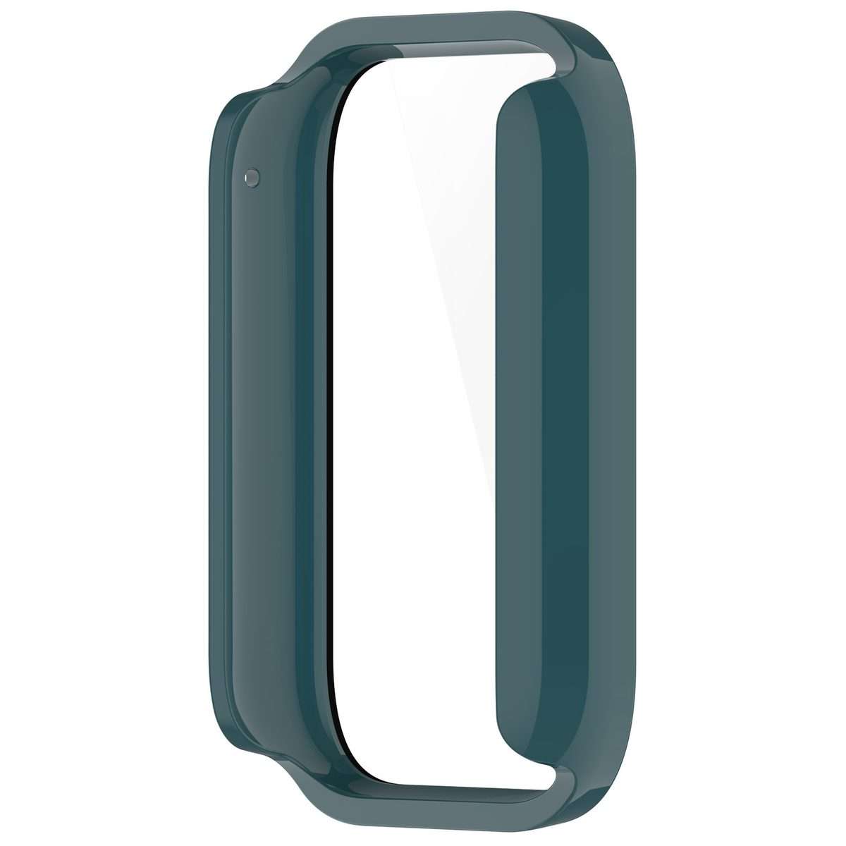 For Xiaomi Smart Band 9 Pro Tempered Film Integrated PC Watch Protective Case(Pine Green)