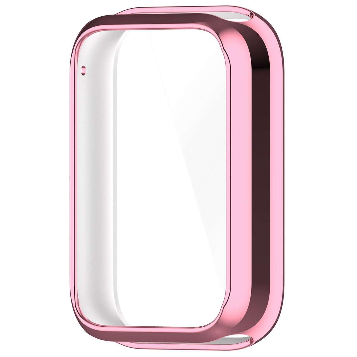 For Xiaomi Smart Band 9 Pro Electroplated Full Coverage TPU Watch Protective Case(Pink)
