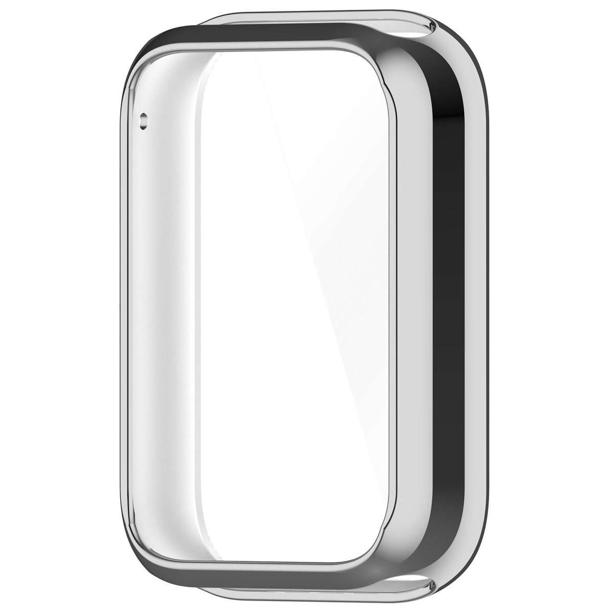 For Xiaomi Smart Band 9 Pro Electroplated Full Coverage TPU Watch Protective Case(Silver)