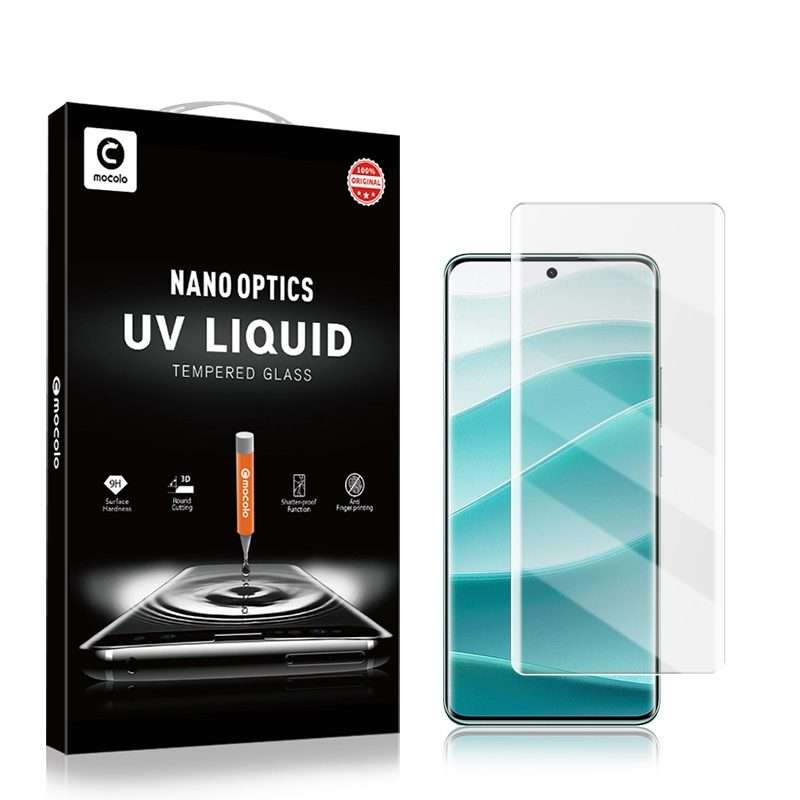 For Redmi Note 14 Pro 5G mocolo 9H 3D Full Screen UV Tempered Glass Screen Film