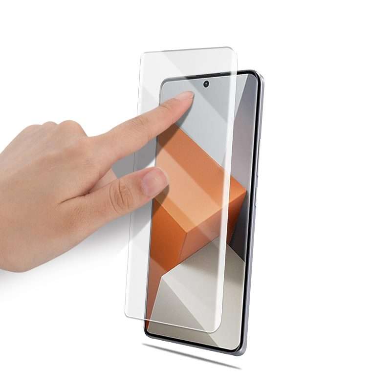 For Redmi Note 13 Pro+ mocolo 9H 3D Full Screen UV Tempered Glass Screen Film