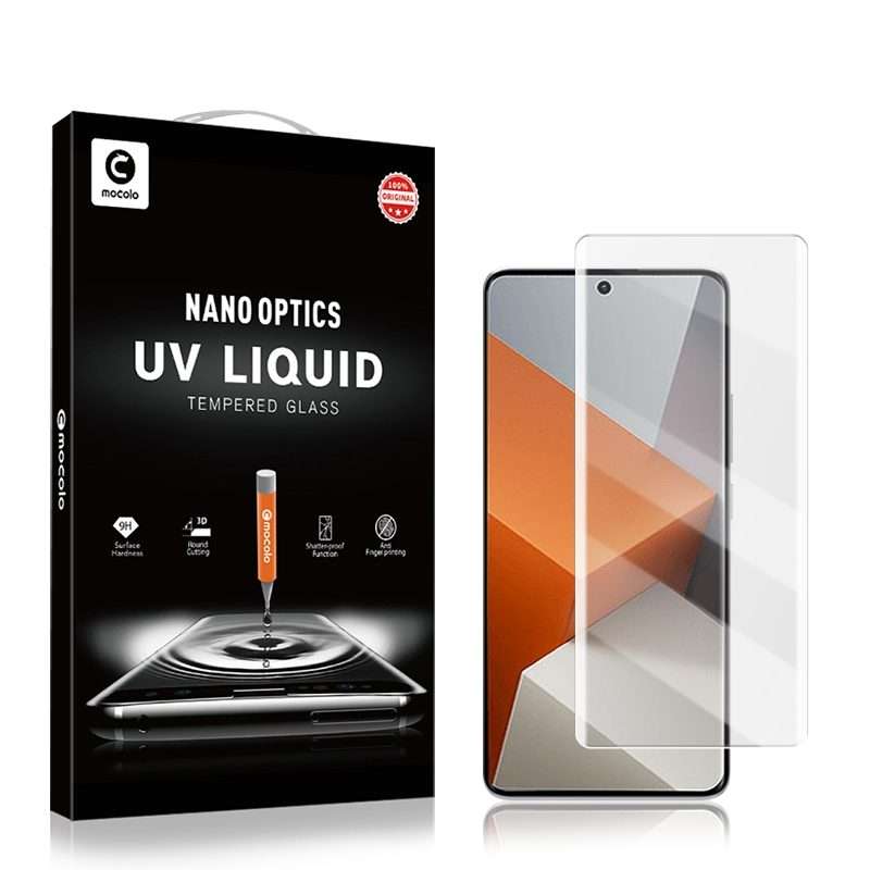 For Redmi Note 13 Pro+ mocolo 9H 3D Full Screen UV Tempered Glass Screen Film