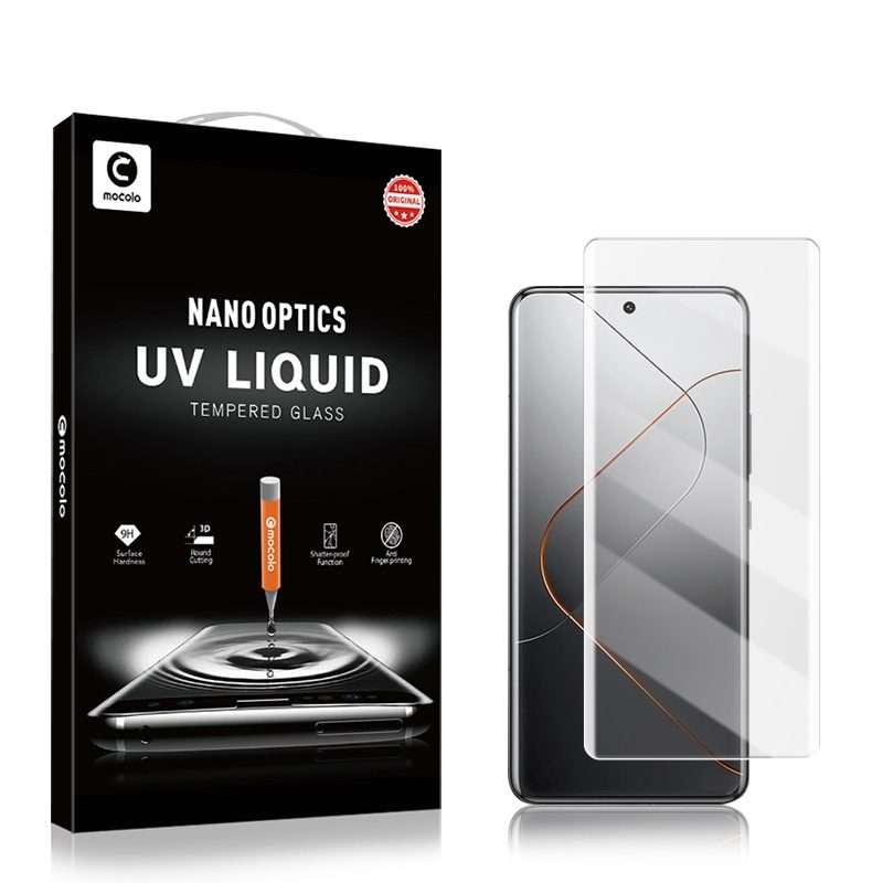 For Xiaomi 14 Pro mocolo 9H 3D Full Screen UV Tempered Glass Screen Film