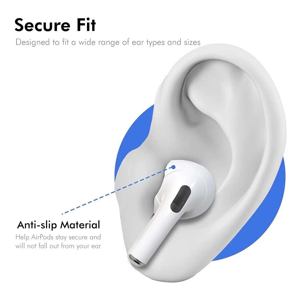 For Apple AirPods 4 2024 ENKAY Hat-Prince Thickened Silicone Case with Hook and ... (Light Green)