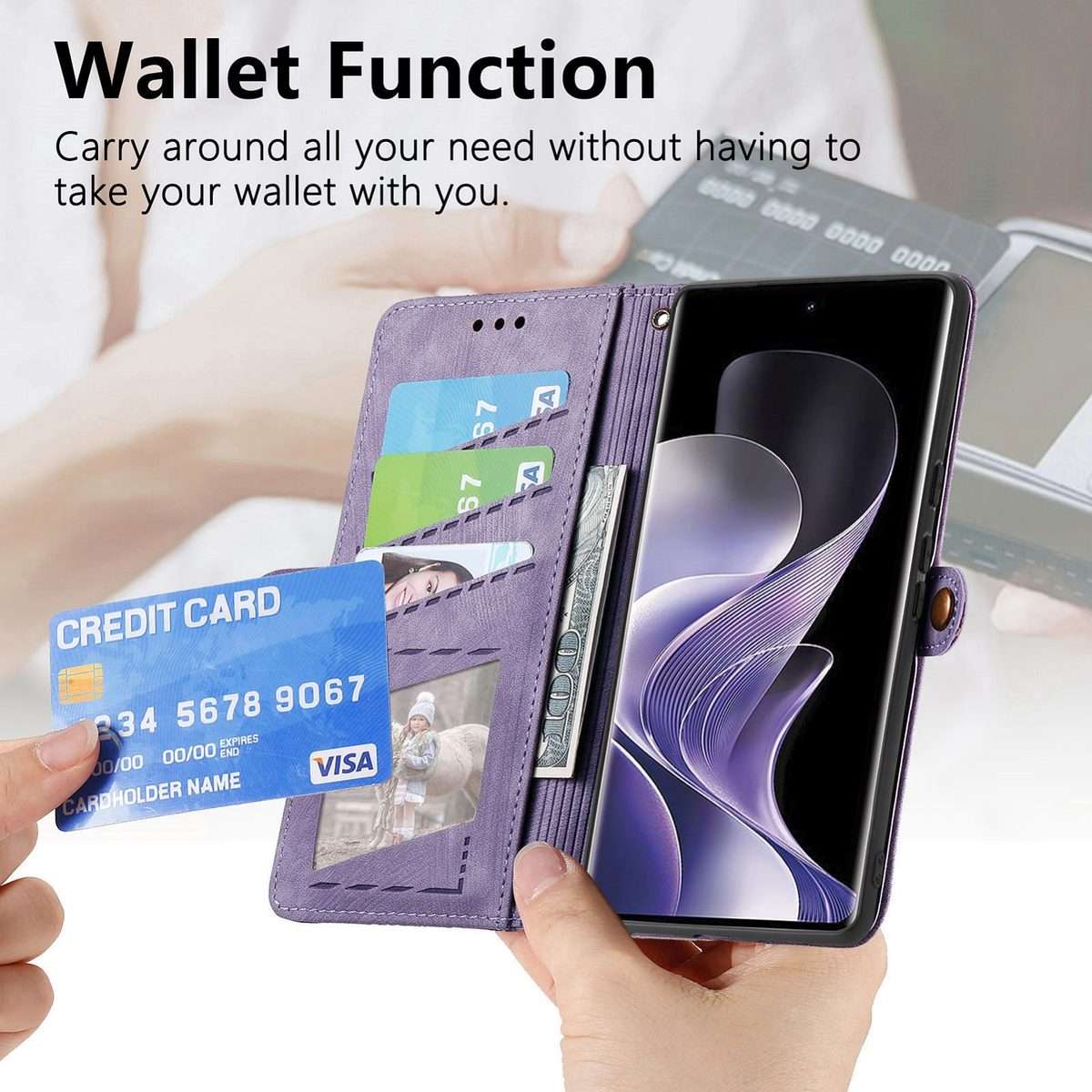 For Xiaomi Redmi Note 14 Pro+ 5G Geometric Zipper Wallet Side Buckle Leather Phone Case(Brown)