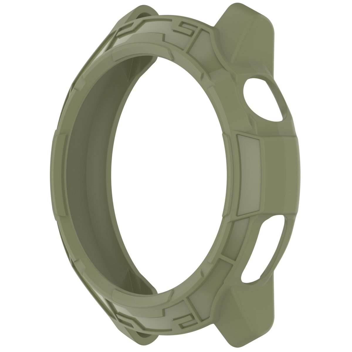 For COROS Pace Pro Armor Hollow TPU Half Coverage Watch Protective Case(Jungle Green)