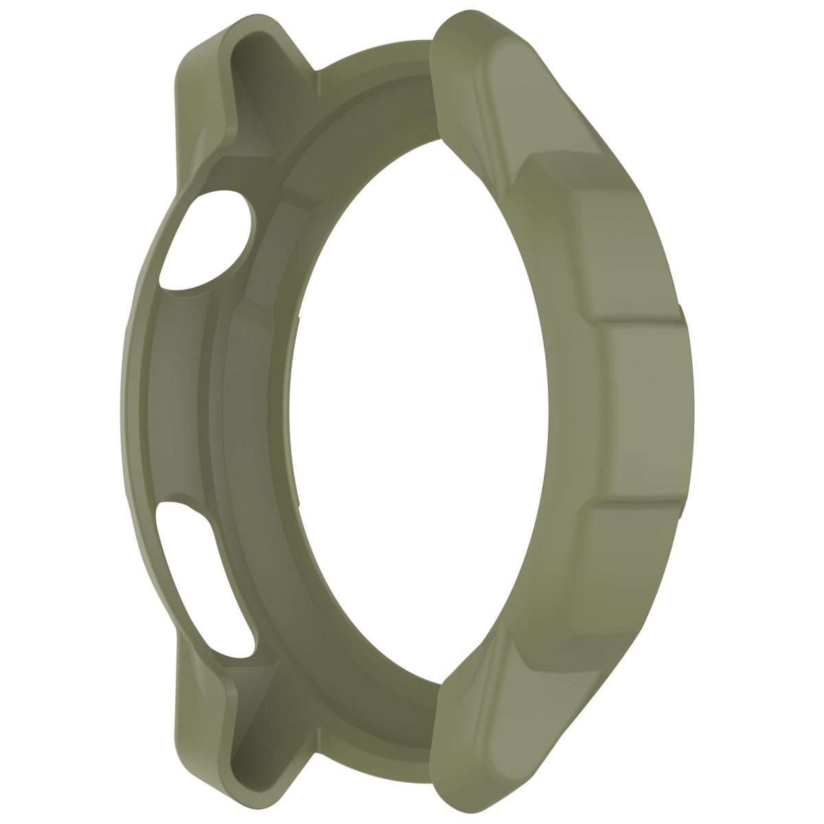 For COROS Pace Pro Armor Hollow TPU Half Coverage Watch Protective Case(Jungle Green)