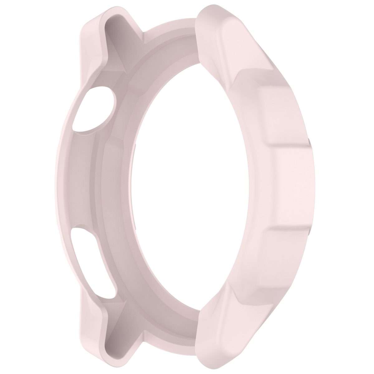 For COROS Pace Pro Armor Hollow TPU Half Coverage Watch Protective Case(Light Pink)