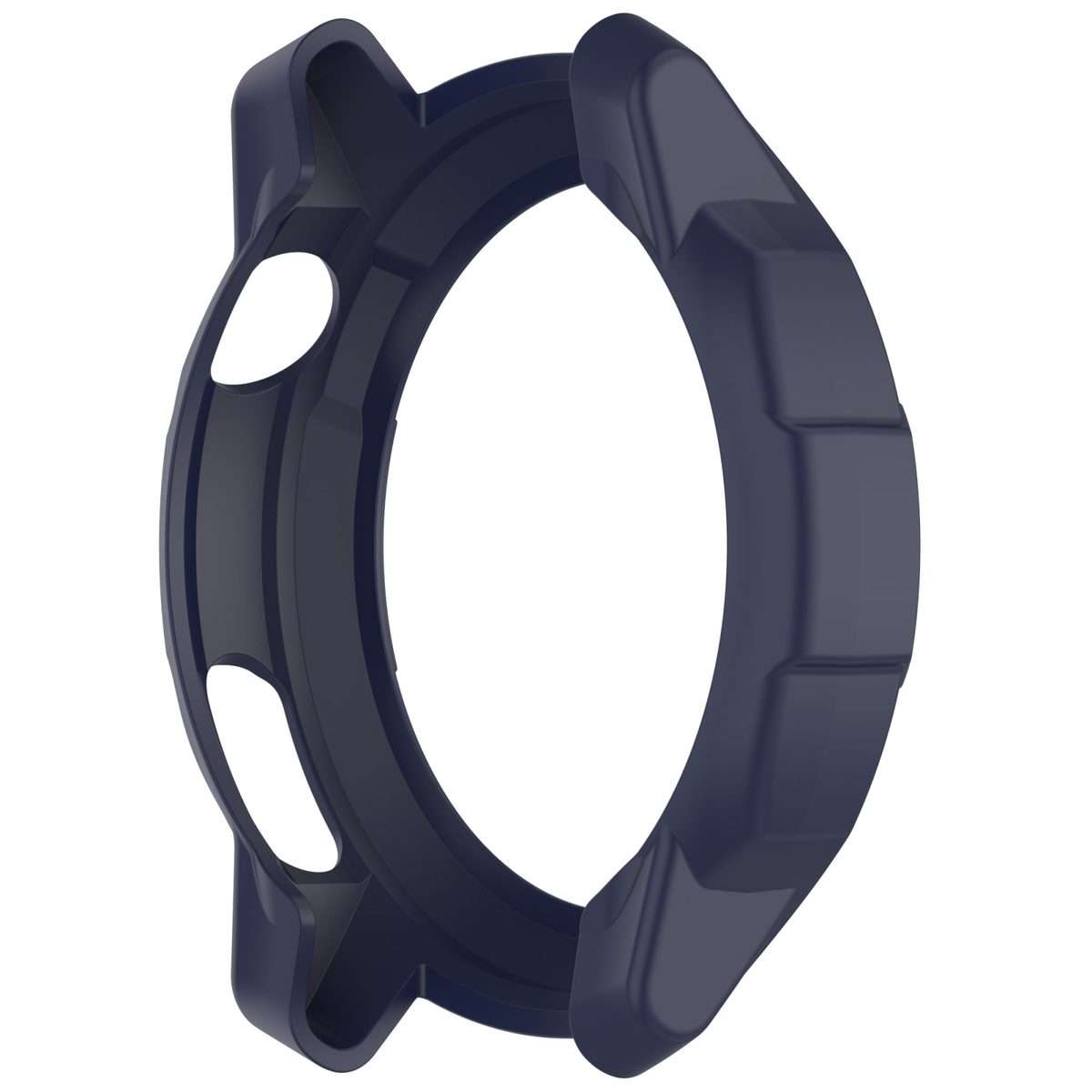 For COROS Pace Pro Armor Hollow TPU Half Coverage Watch Protective Case(Midnight Blue)