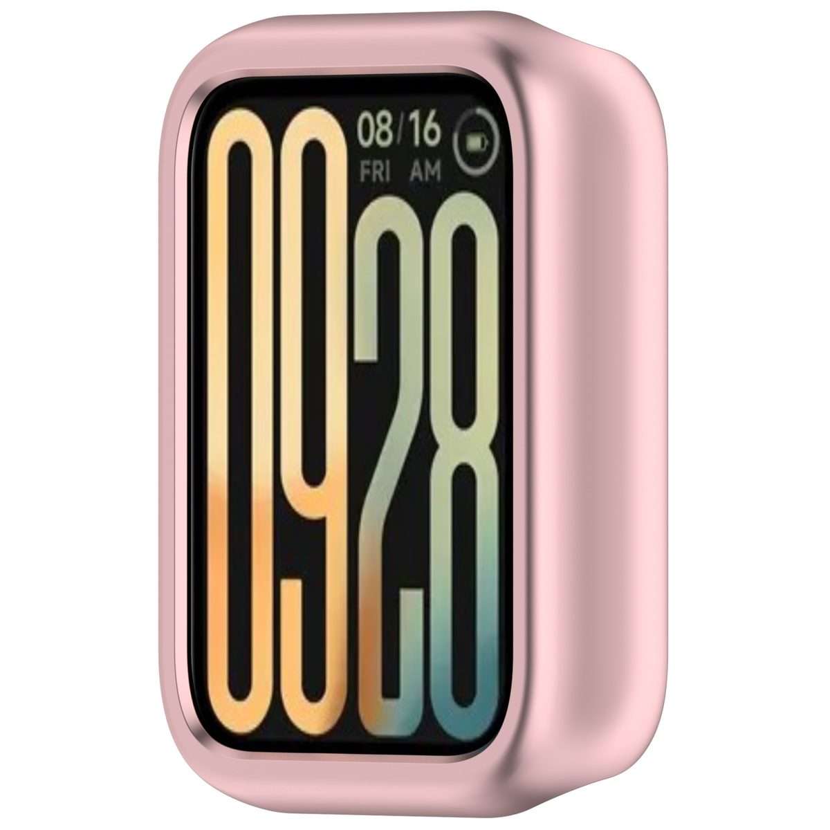 For Xiaomi Smart Band 9 Pro Half Coverage PC Hollow Watch Protective Case(Rose Pink)