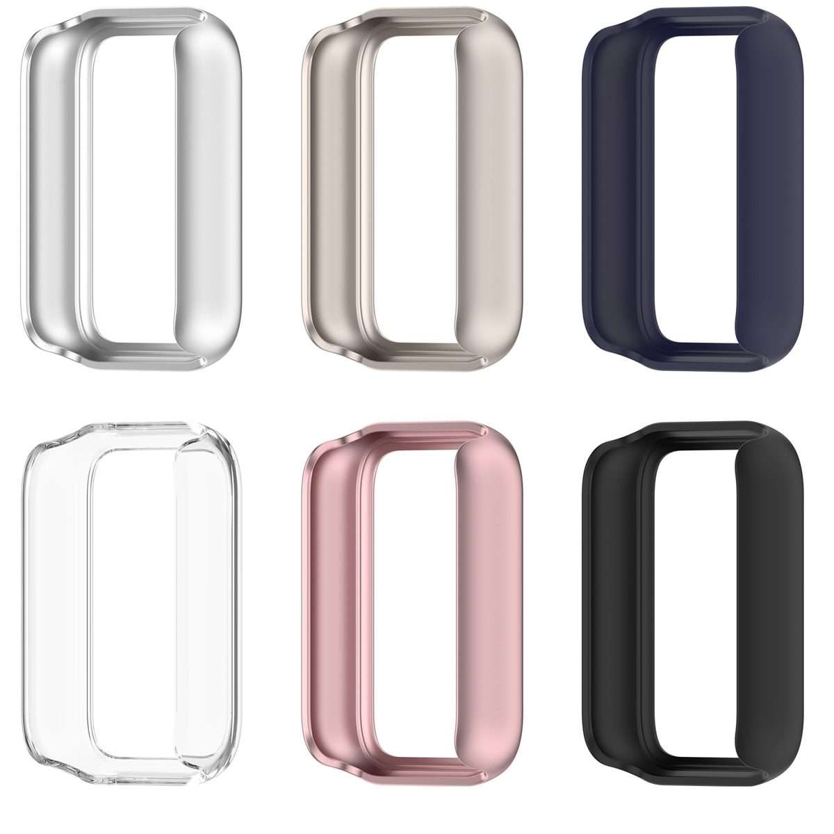 For Xiaomi Smart Band 9 Pro Half Coverage PC Hollow Watch Protective Case(Rose Pink)