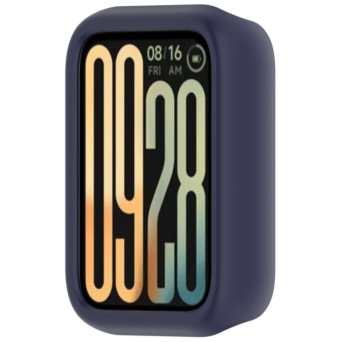 For Xiaomi Smart Band 9 Pro Half Coverage PC Hollow Watch Protective Case(Midnight Blue)