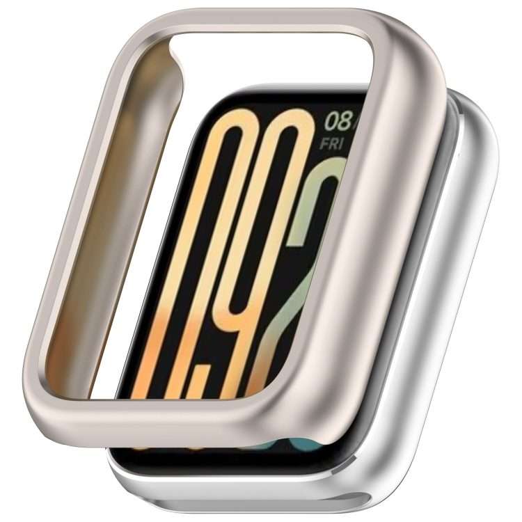For Xiaomi Smart Band 9 Pro Half Coverage PC Hollow Watch Protective Case(Starlight)