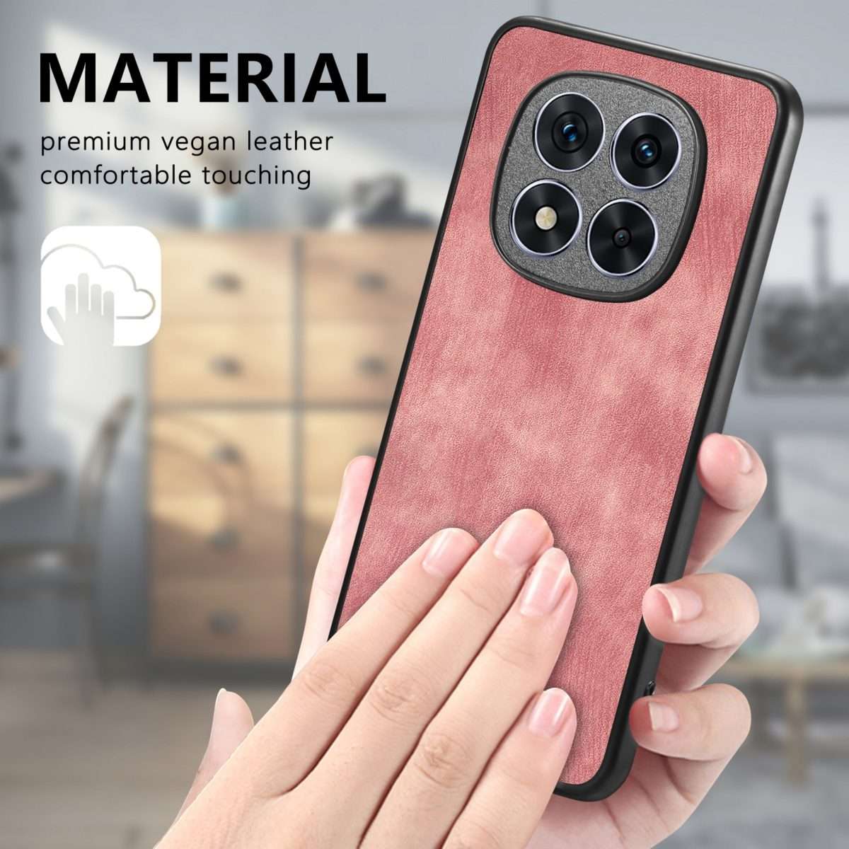 For Xiaomi 15 Pro Vintage Leather PC Back Cover Phone Case(Black)