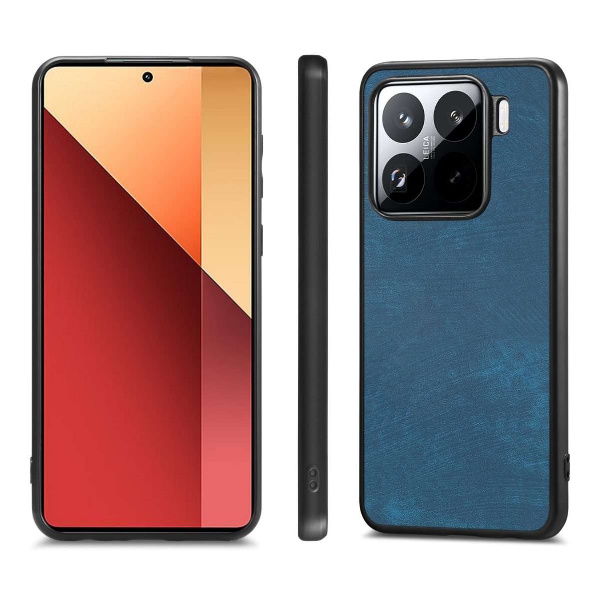 For Xiaomi 15 Pro Vintage Leather PC Back Cover Phone Case(Blue)