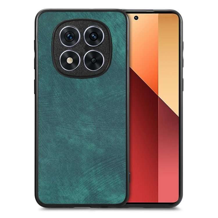 For Xiaomi Redmi Note 14 Pro+ 5G Vintage Leather PC Back Cover Phone Case(Green)