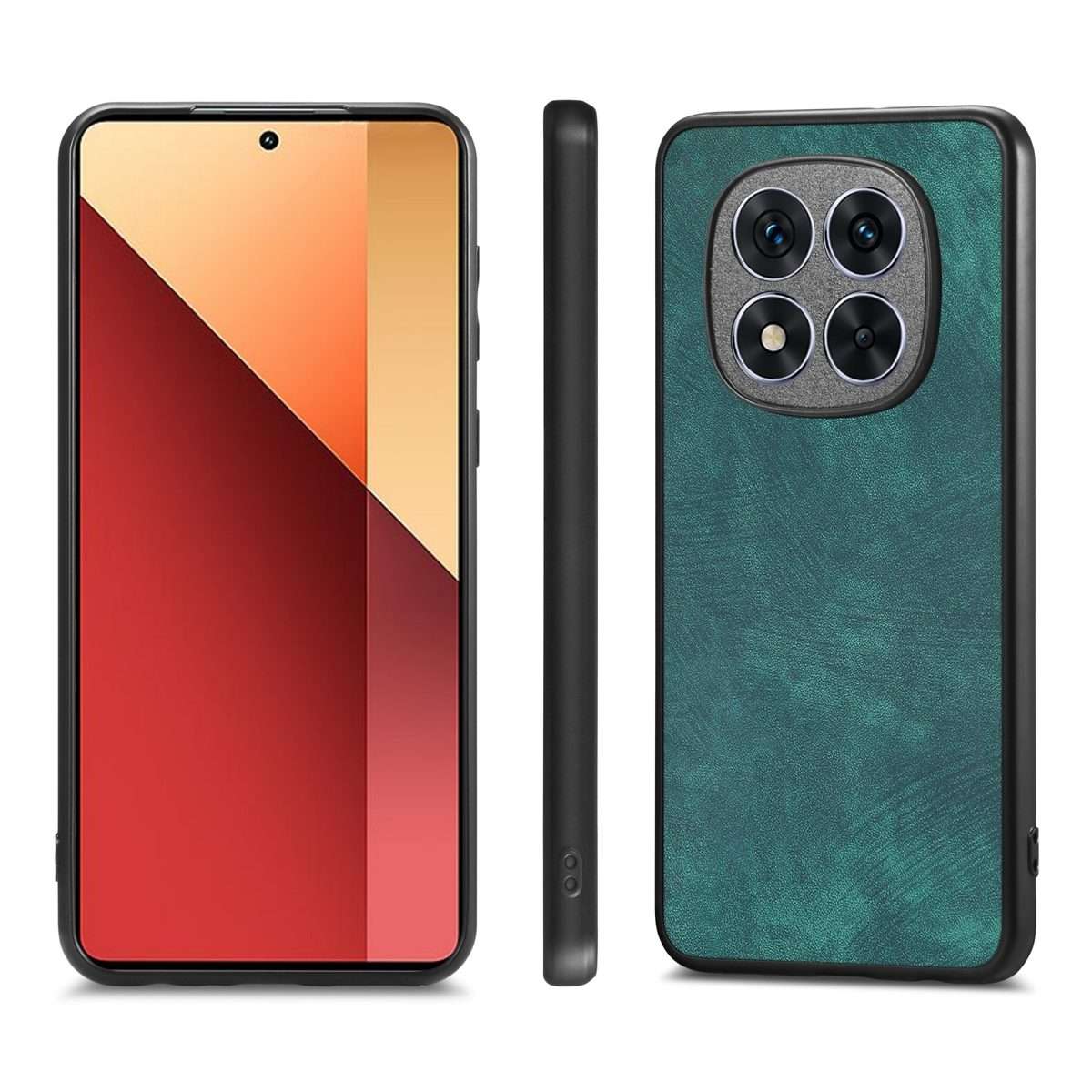 For Xiaomi Redmi Note 14 Pro+ 5G Vintage Leather PC Back Cover Phone Case(Green)