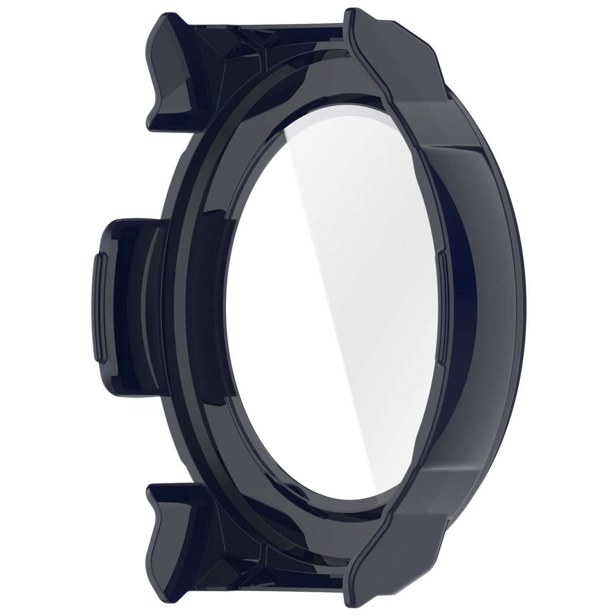 For Mibro Watch GS Pro Tempered Film Integrated PC Watch Protective Case(Ink Blue)