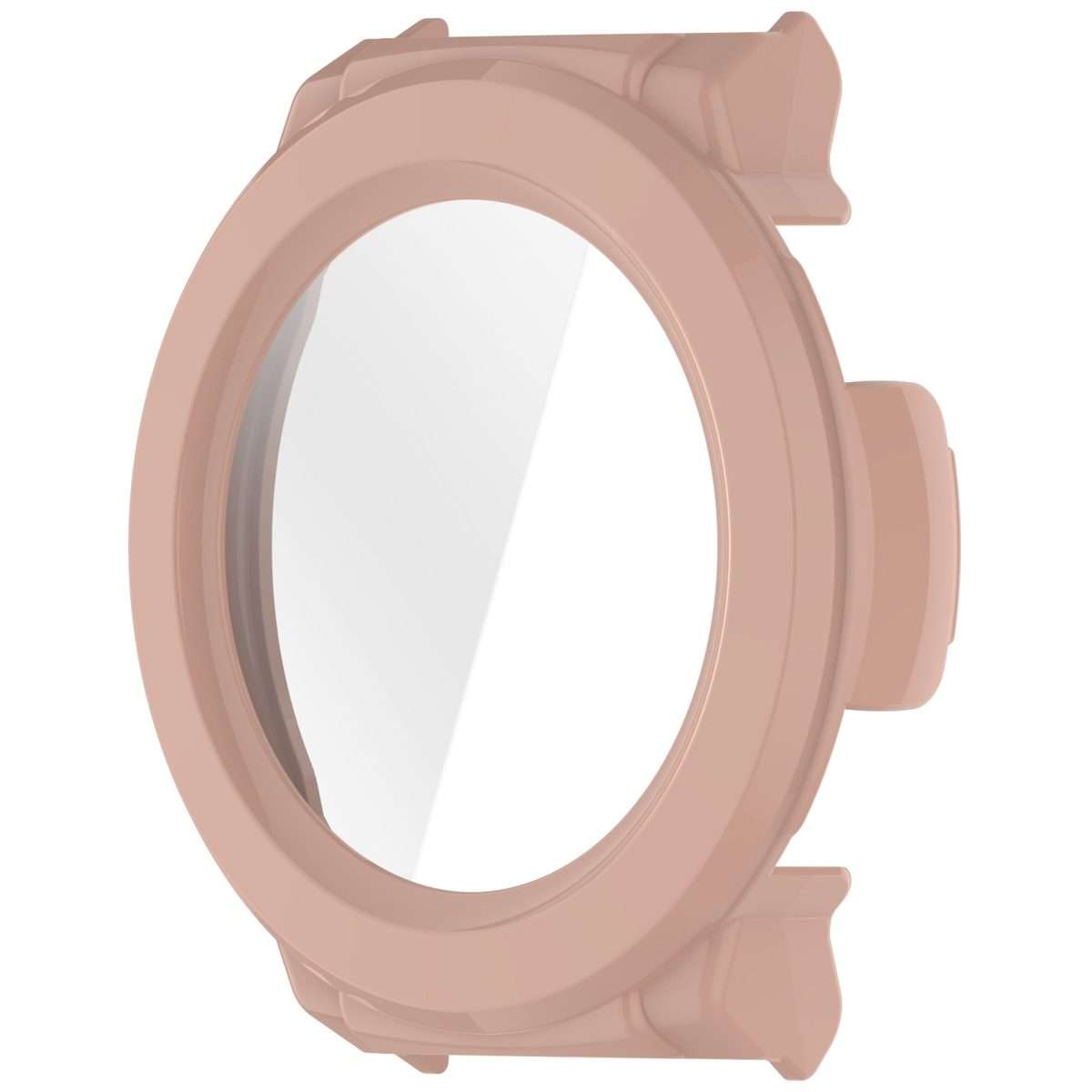 For Mibro Watch GS Pro Tempered Film Integrated PC Watch Protective Case(Cherry Pink)