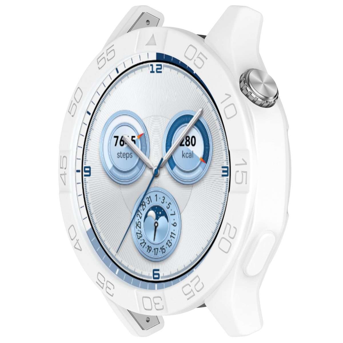 For Huawei Watch GT 5 / GT 5 Pro 46mm Silicone Watch Protective Case(White)