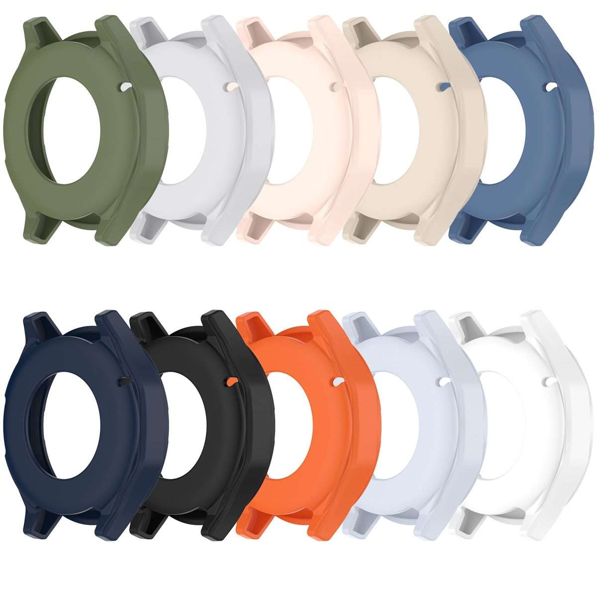 For Huawei Watch GT 5 / GT 5 Pro 46mm Silicone Watch Protective Case(White)