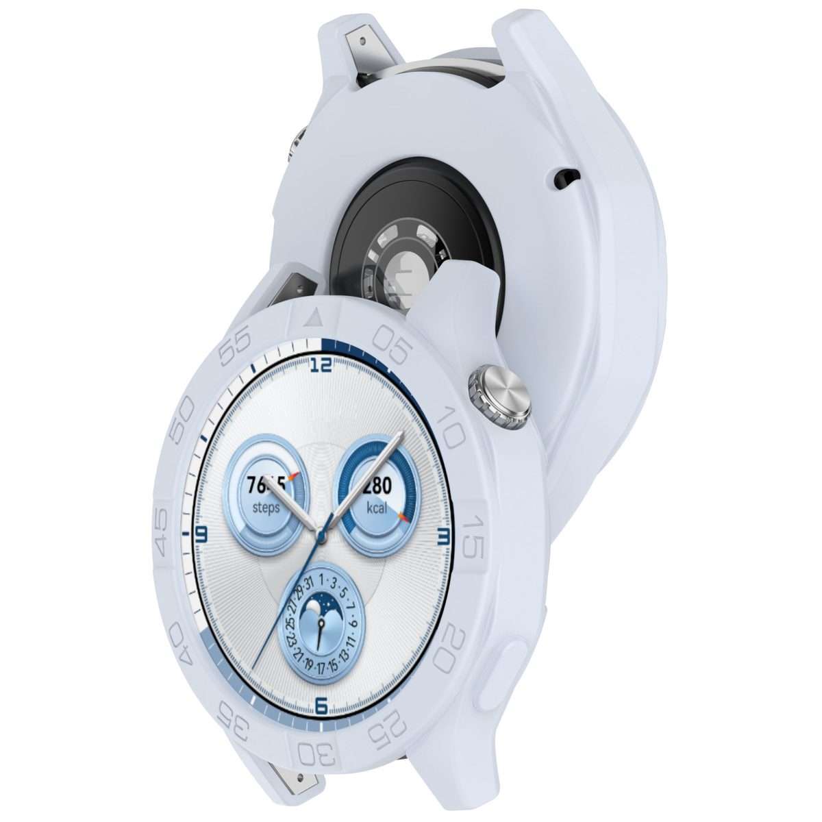 For Huawei Watch GT 5 / GT 5 Pro 46mm Silicone Watch Protective Case(Ice Blue)