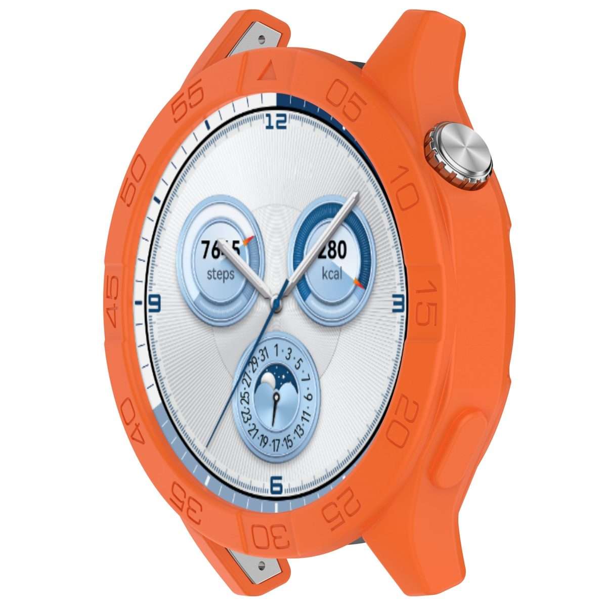 For Huawei Watch GT 5 / GT 5 Pro 46mm Silicone Watch Protective Case(Orange)