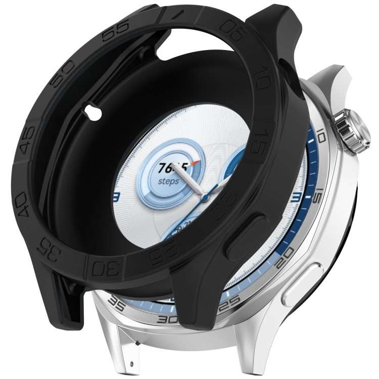 For Huawei Watch GT 5 / GT 5 Pro 46mm Silicone Watch Protective Case(Black)