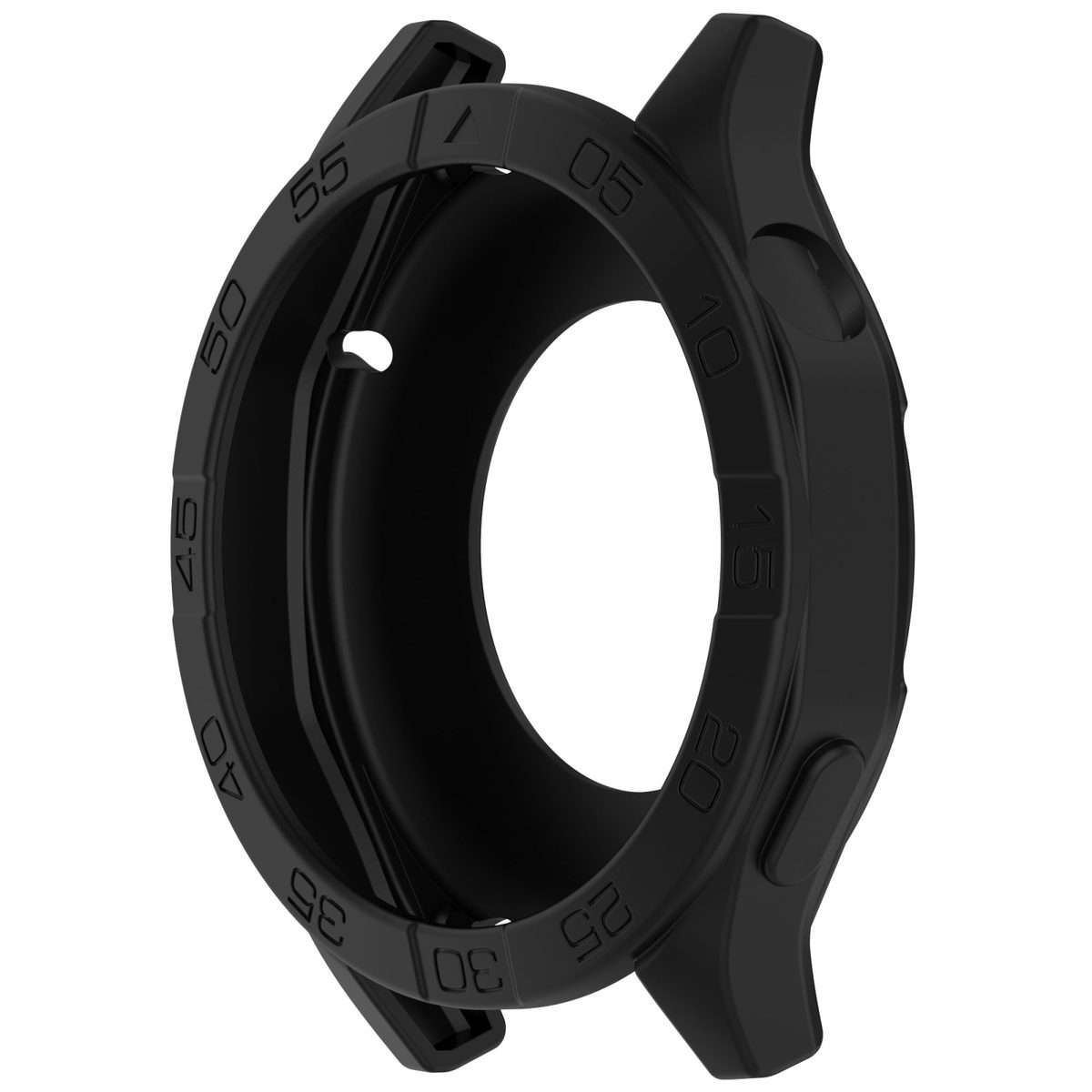 For Huawei Watch GT 5 / GT 5 Pro 46mm Silicone Watch Protective Case(Black)