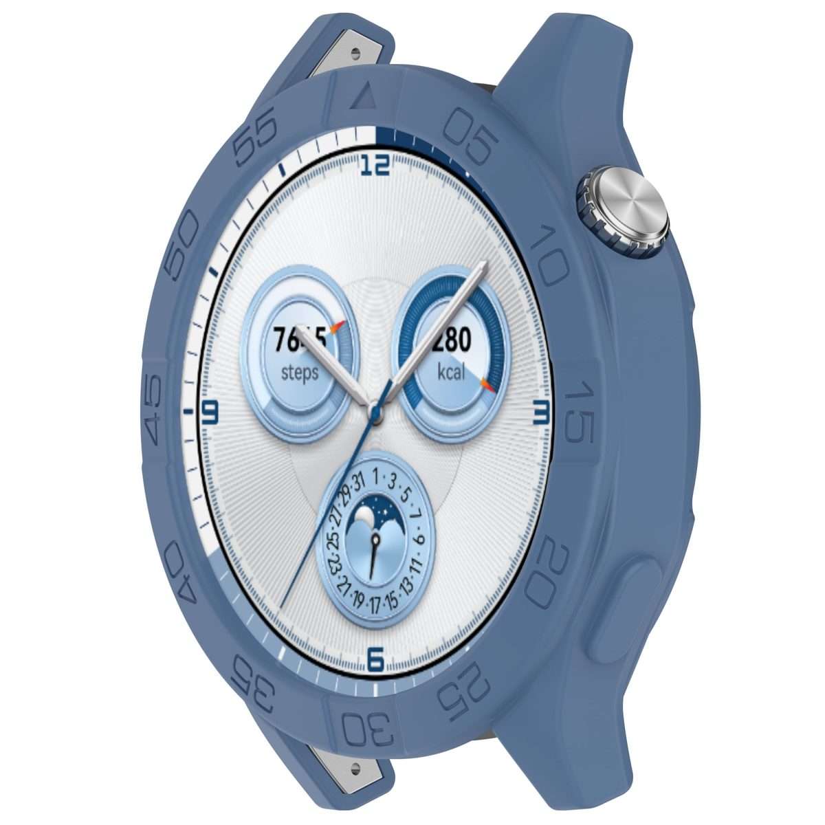 For Huawei Watch GT 5 / GT 5 Pro 46mm Silicone Watch Protective Case(Topa Blue)