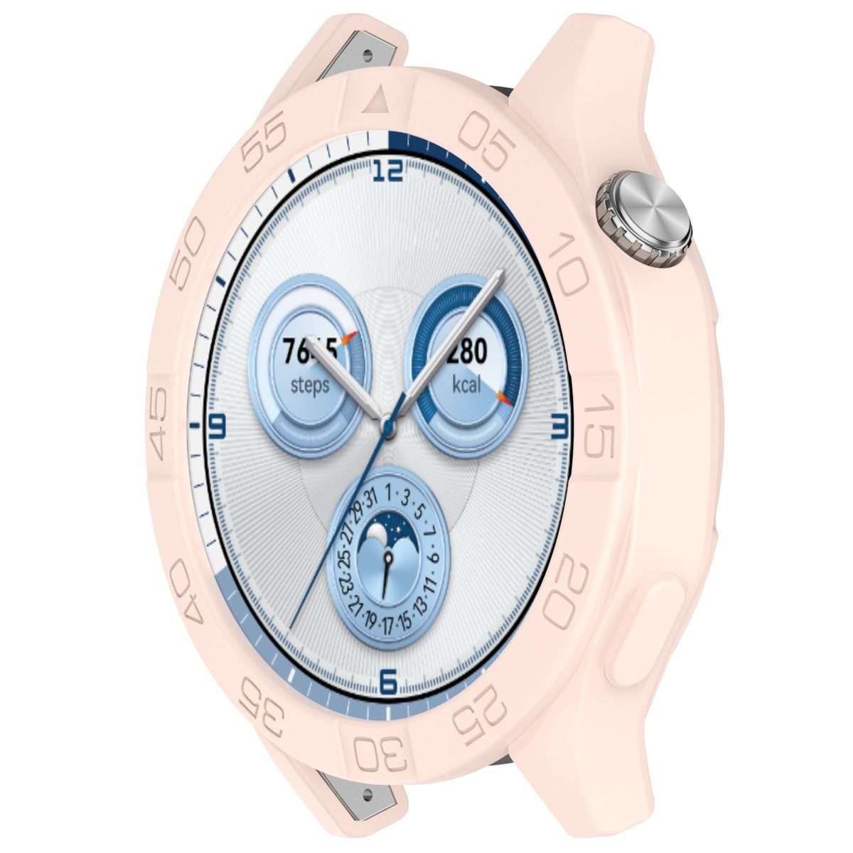 For Huawei Watch GT 5 / GT 5 Pro 46mm Silicone Watch Protective Case(Pink)